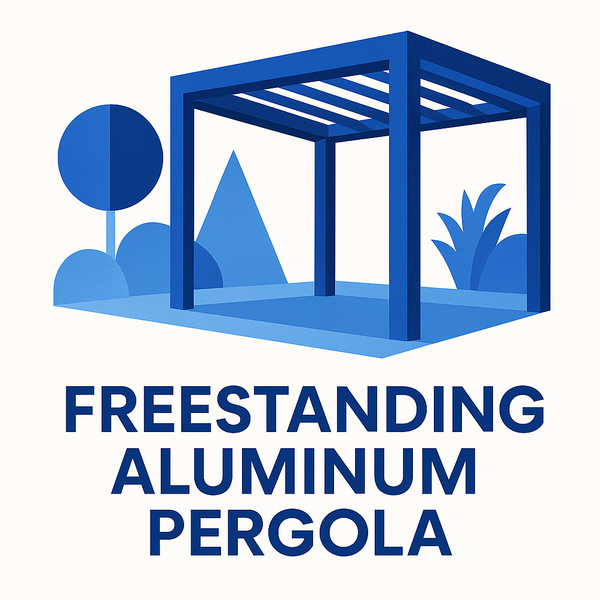 Freestanding Aluminum Pergola