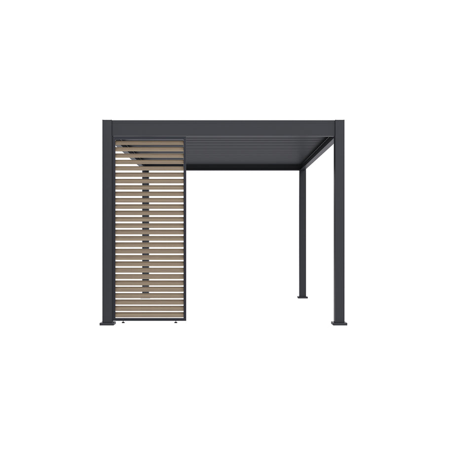 Aluminum Louvered Horizontal Wall